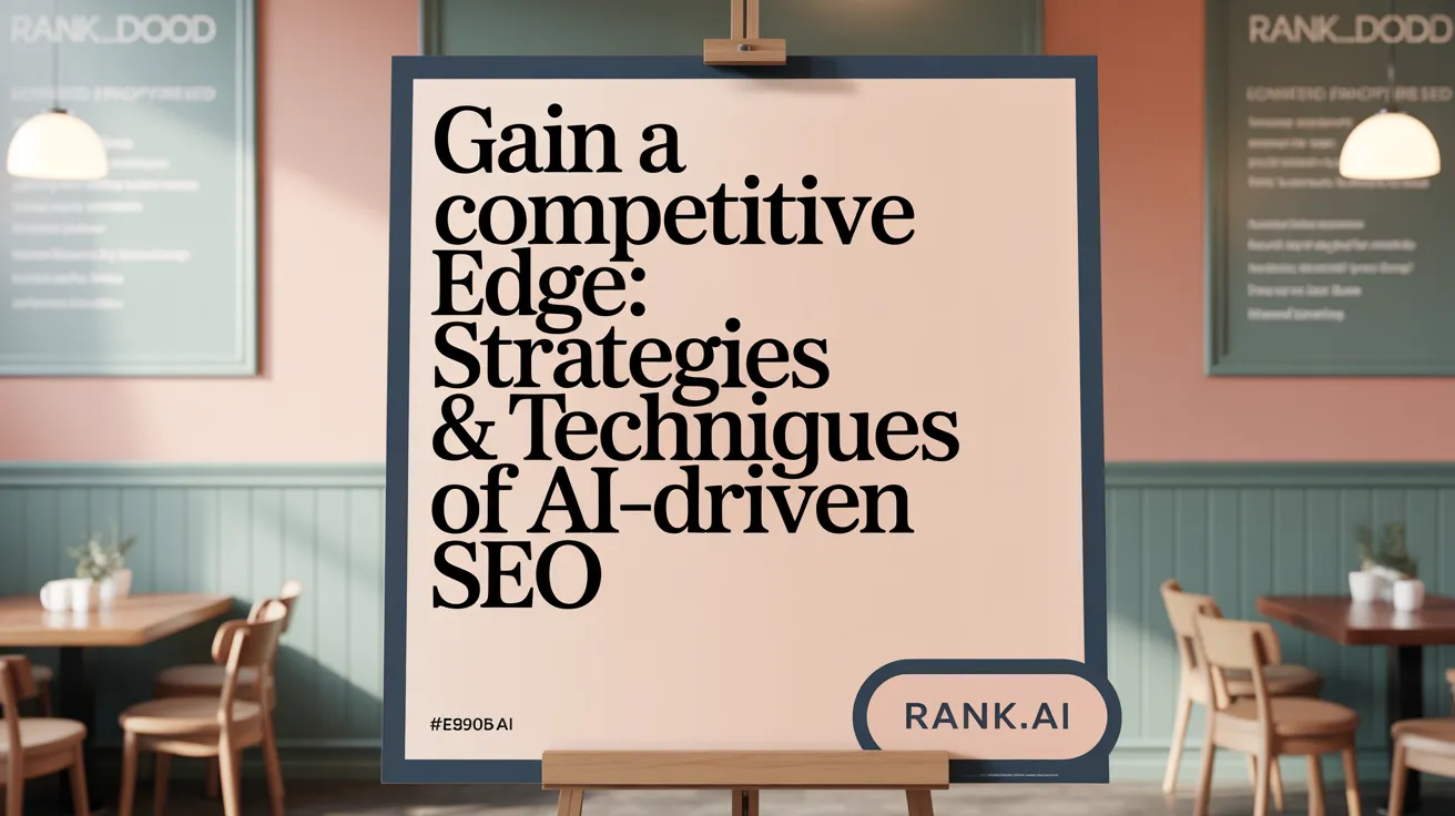Gain a Competitive Edge: Strategies &amp; Techniques of AI-Driven SEO