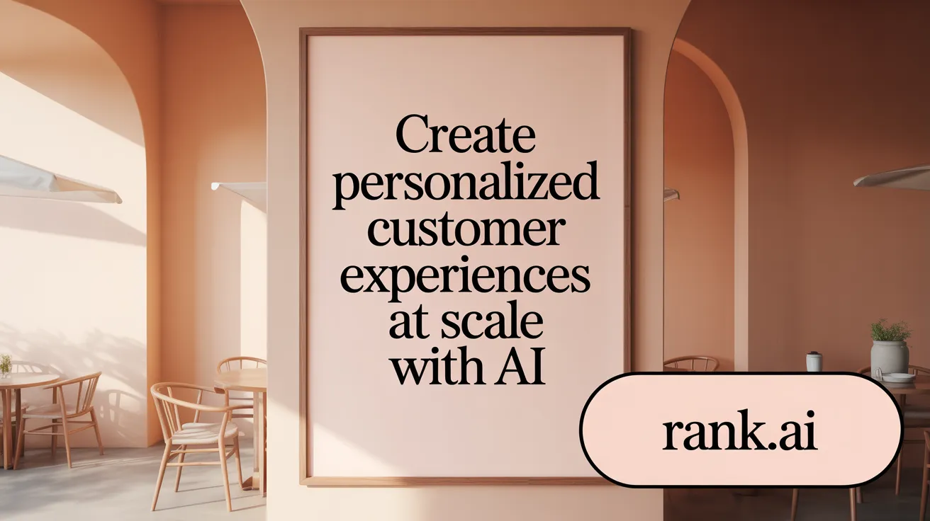 Create Personalized Customer Experiences at Scale with AI