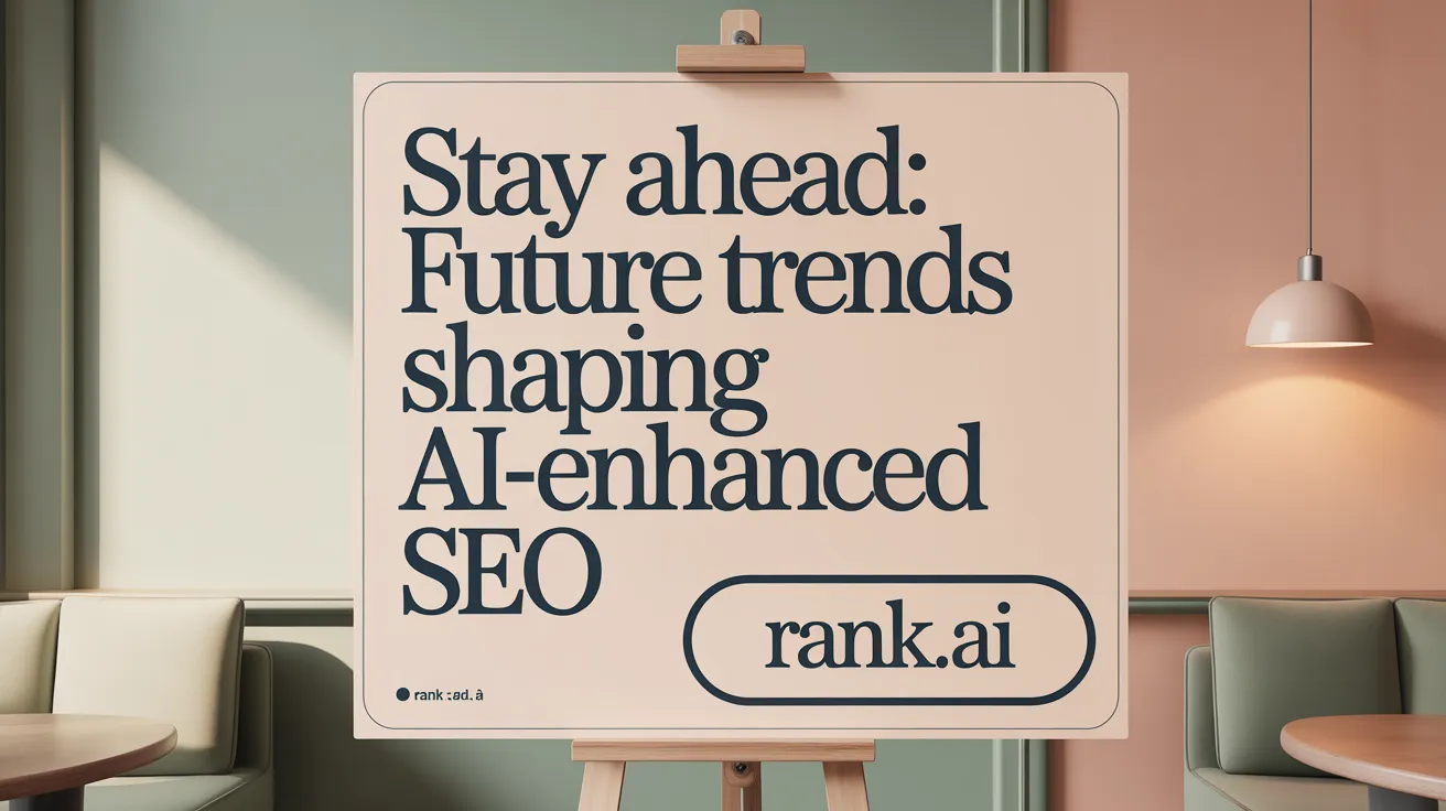 Stay Ahead: Future Trends Shaping AI-Enhanced SEO