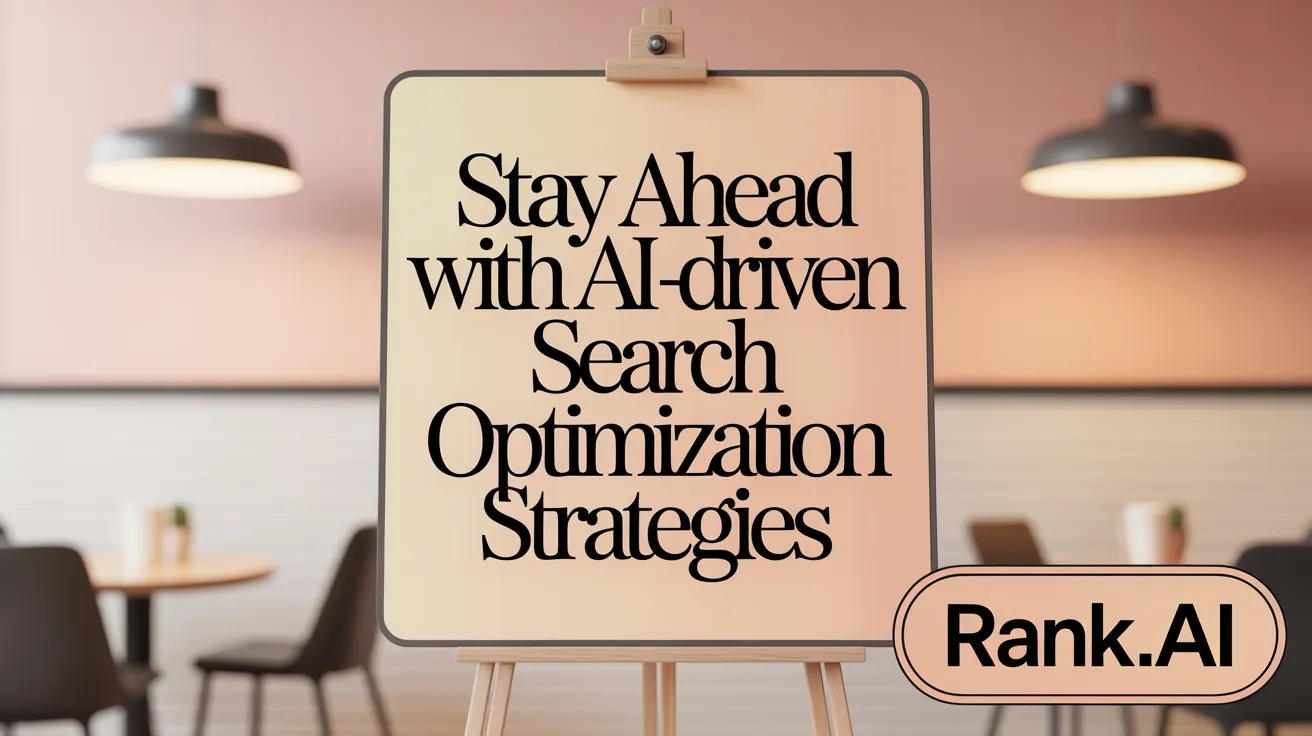 Stay Ahead with AI-Driven Search Optimization Strategies