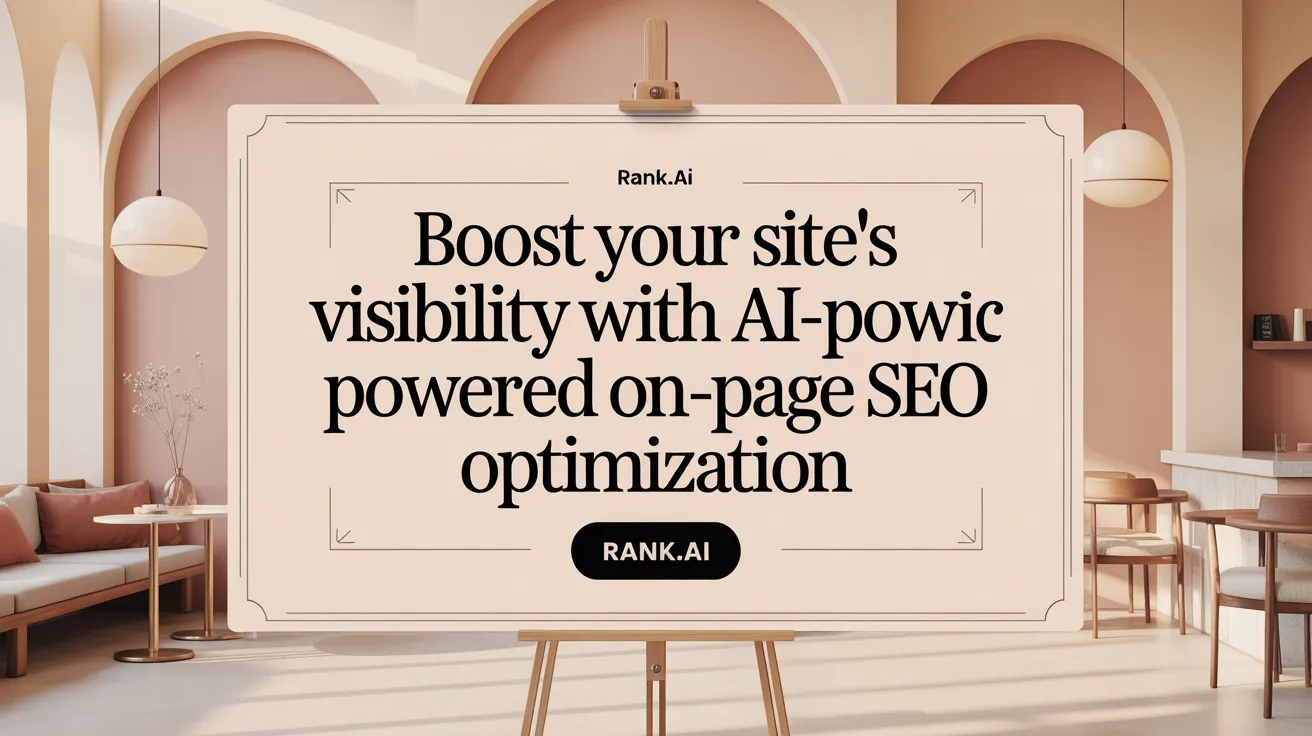 Boost Your Site’s Visibility with AI-Powered On-Page SEO Optimization