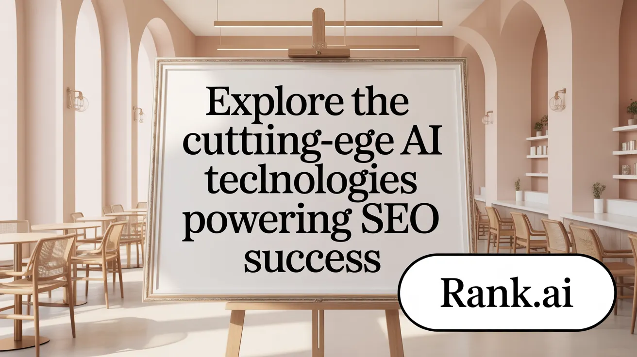 Explore the Cutting-Edge AI Technologies Powering SEO Success