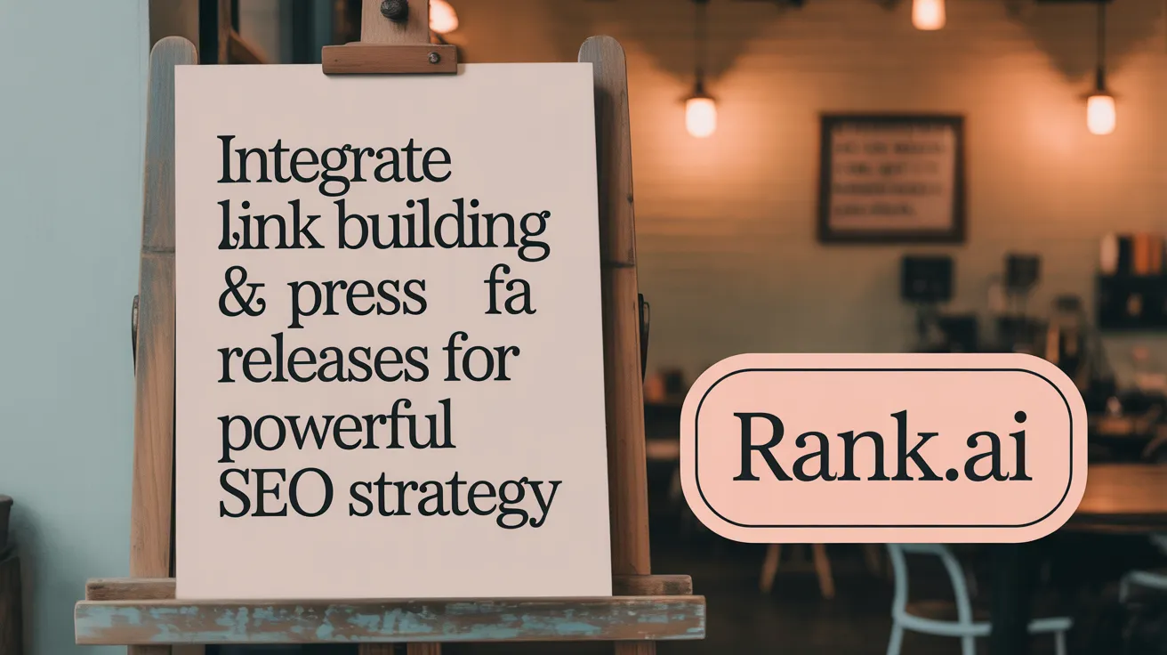 Integrate Link Building &amp; Press Releases for a Powerful SEO Strategy
