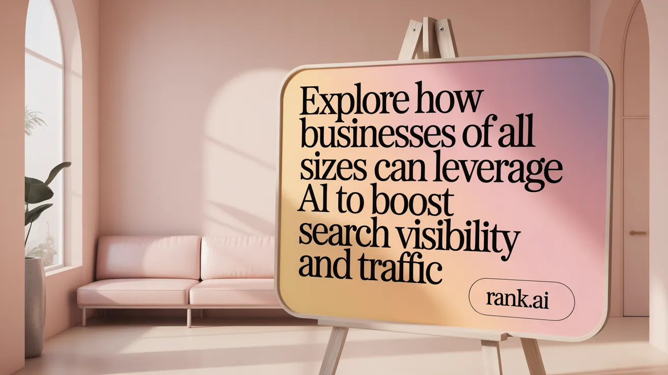 Explore how businesses of all sizes can leverage AI to boost search visibility and traffic.