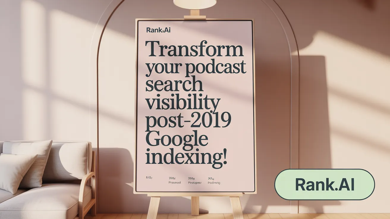 Transform Your Podcast Search Visibility Post-2019 Google Indexing!