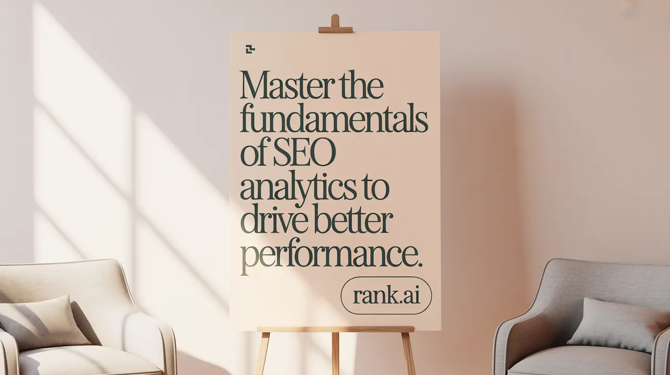 Master the Fundamentals of SEO Analytics to Drive Better Performance