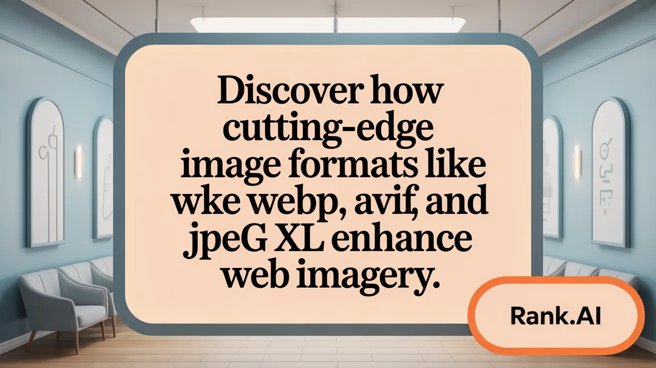 Discover how cutting-edge image formats like WebP, AVIF, and JPEG XL revolutionize web imagery.