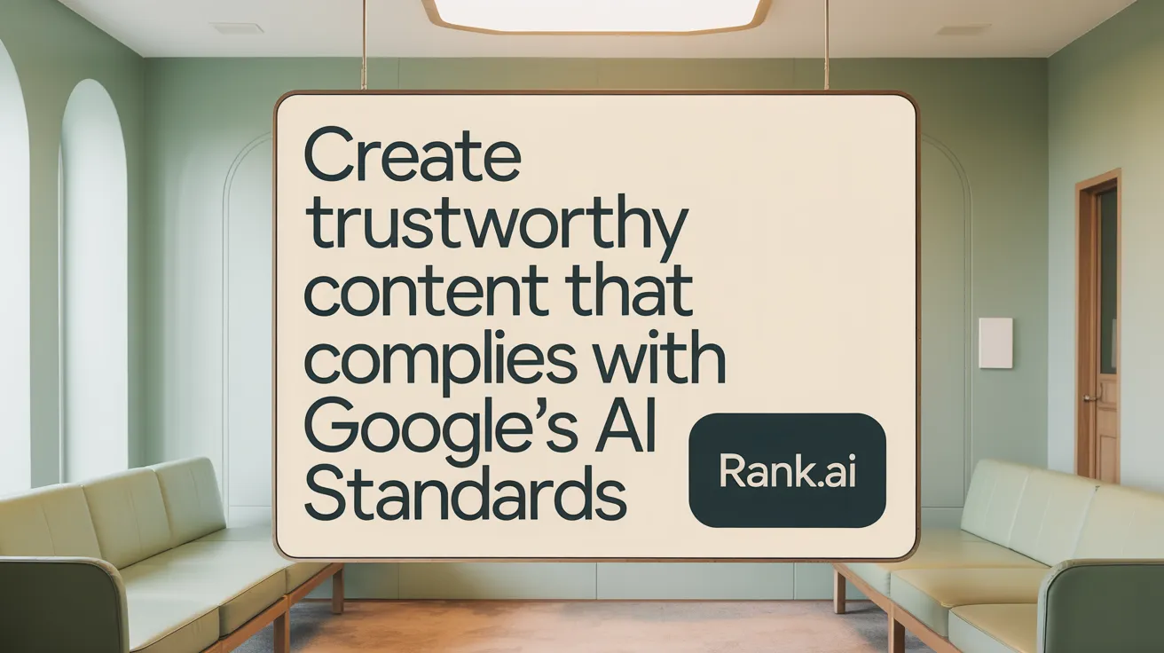 Create Trustworthy Content That Complies with Google's AI Standards