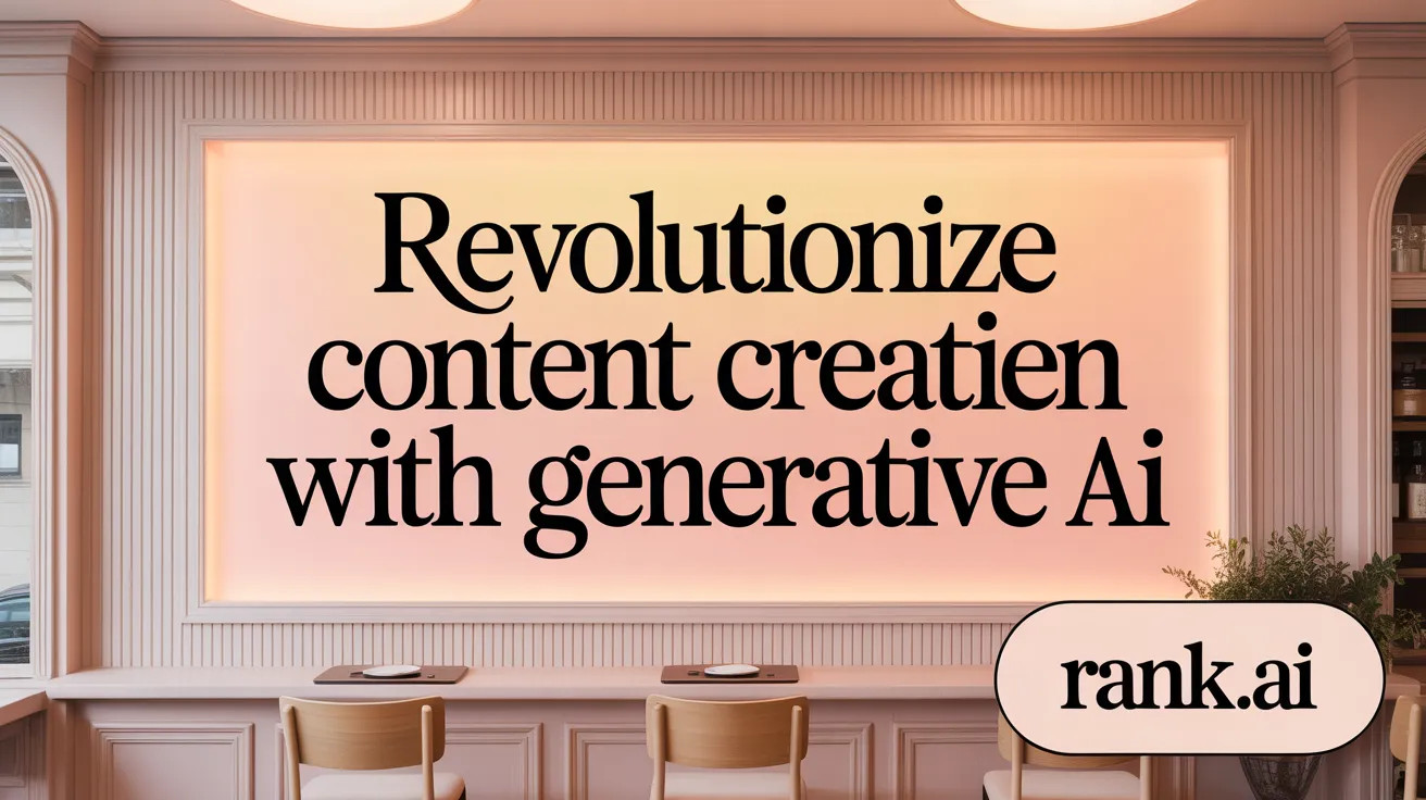 Revolutionize Content Creation with Generative AI