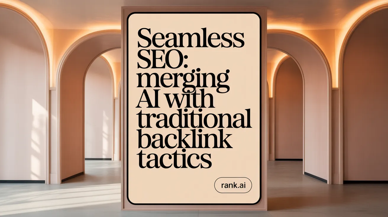 Seamless SEO: Merging AI with Traditional Backlink Tactics