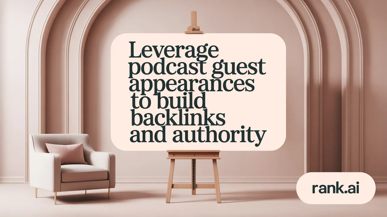 Leverage Podcast Guest Appearances to Build Backlinks and Authority
