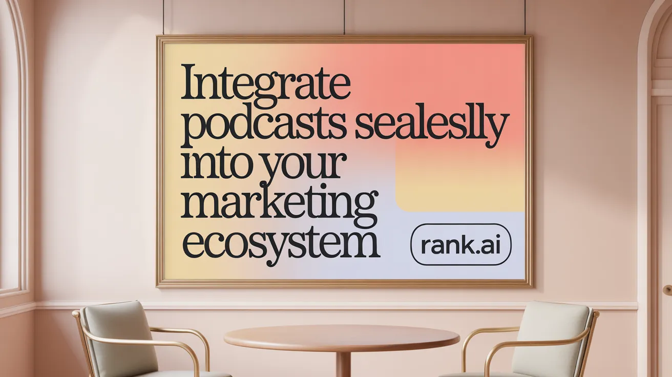 Integrate Podcasts Seamlessly into Your Marketing Ecosystem