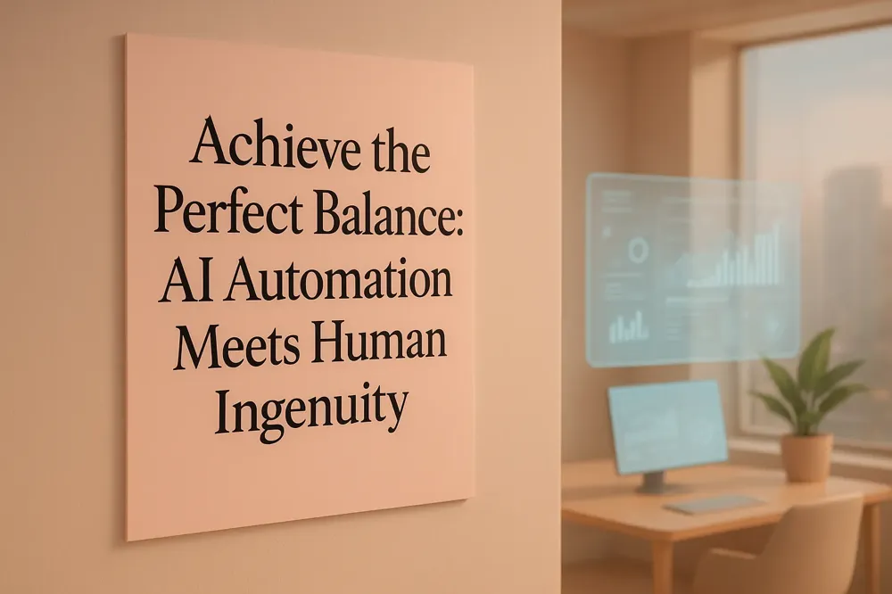 Achieve the Perfect Balance: AI Automation Meets Human Ingenuity