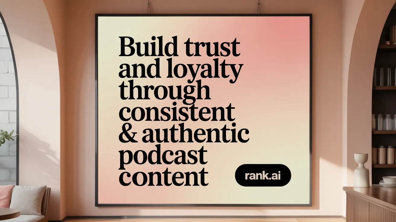 Build Trust and Loyalty Through Consistent &amp; Authentic Podcast Content