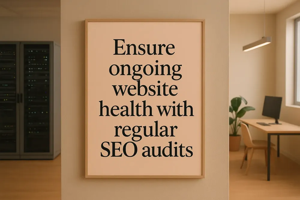 Ensure ongoing website health with regular SEO audits