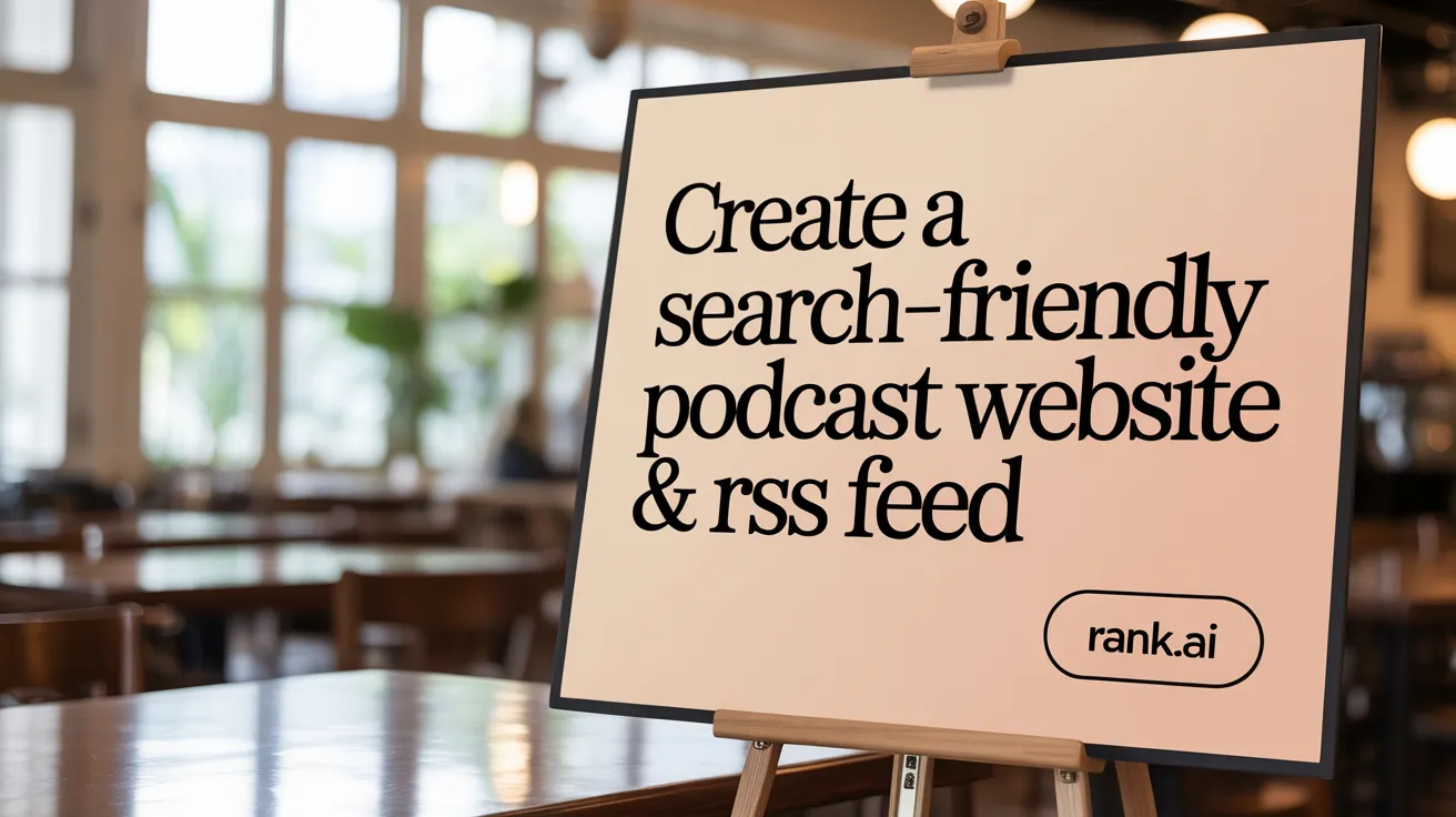 Create a Search-Friendly Podcast Website &amp; RSS Feed