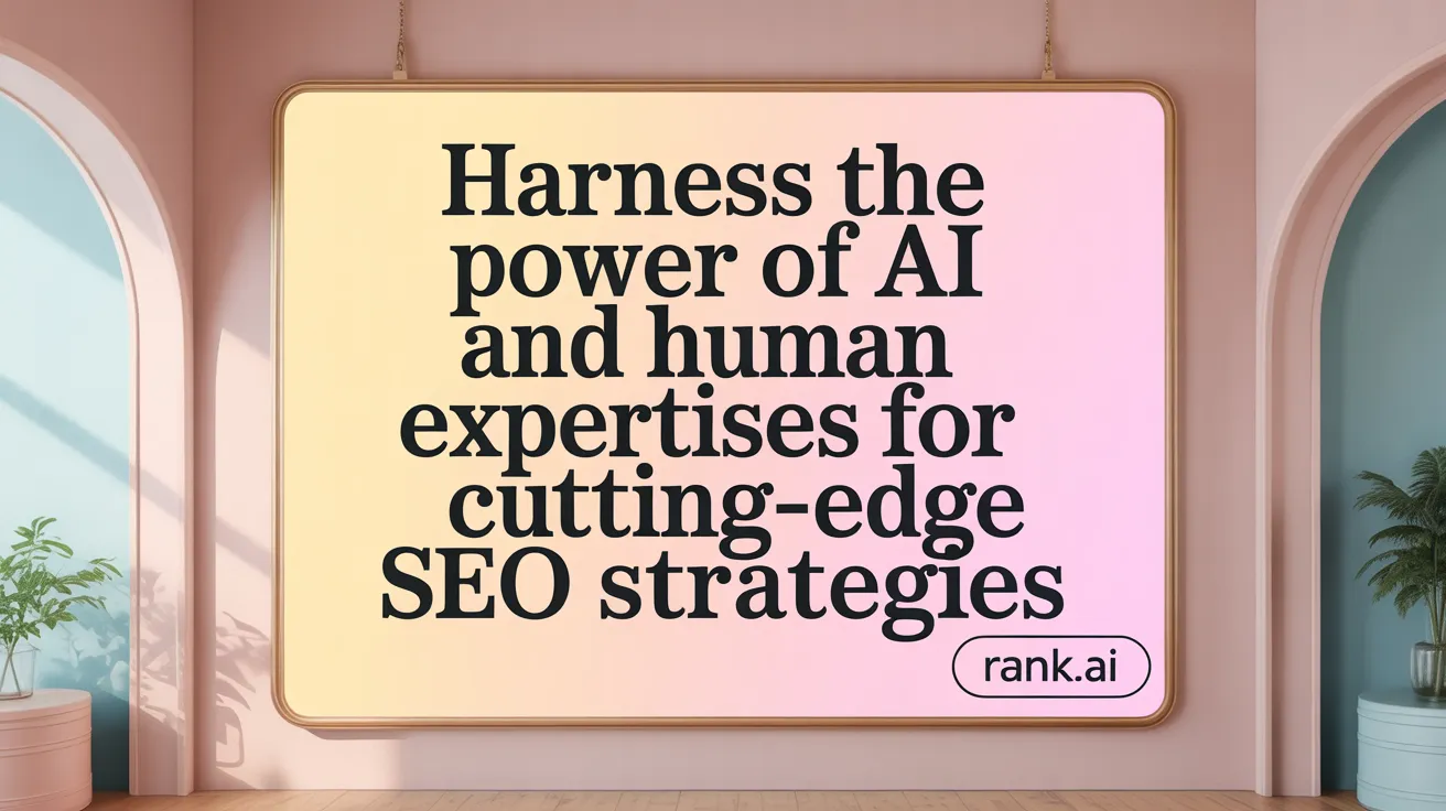 Harness the Power of AI and Human Expertise for Cutting-Edge SEO Strategies