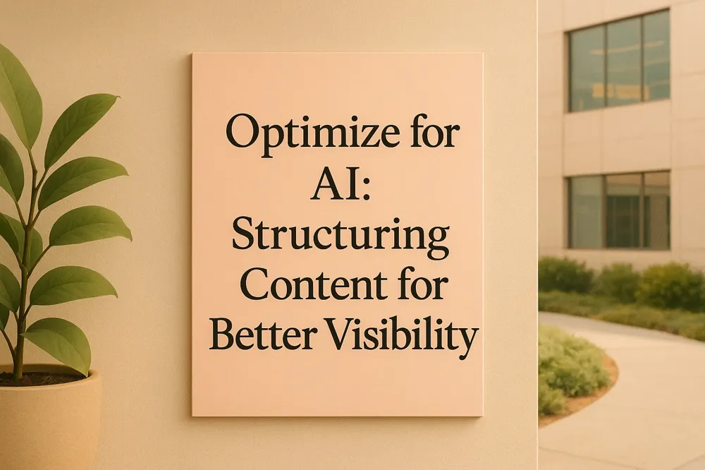 Optimize for AI: Structuring Content for Better Visibility