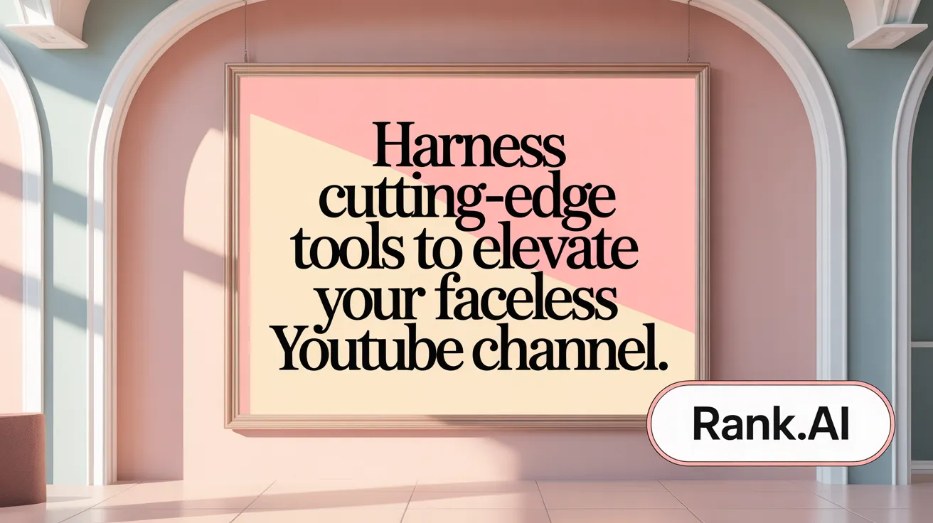 Harness Cutting-Edge Tools to Elevate Your Faceless YouTube Channel