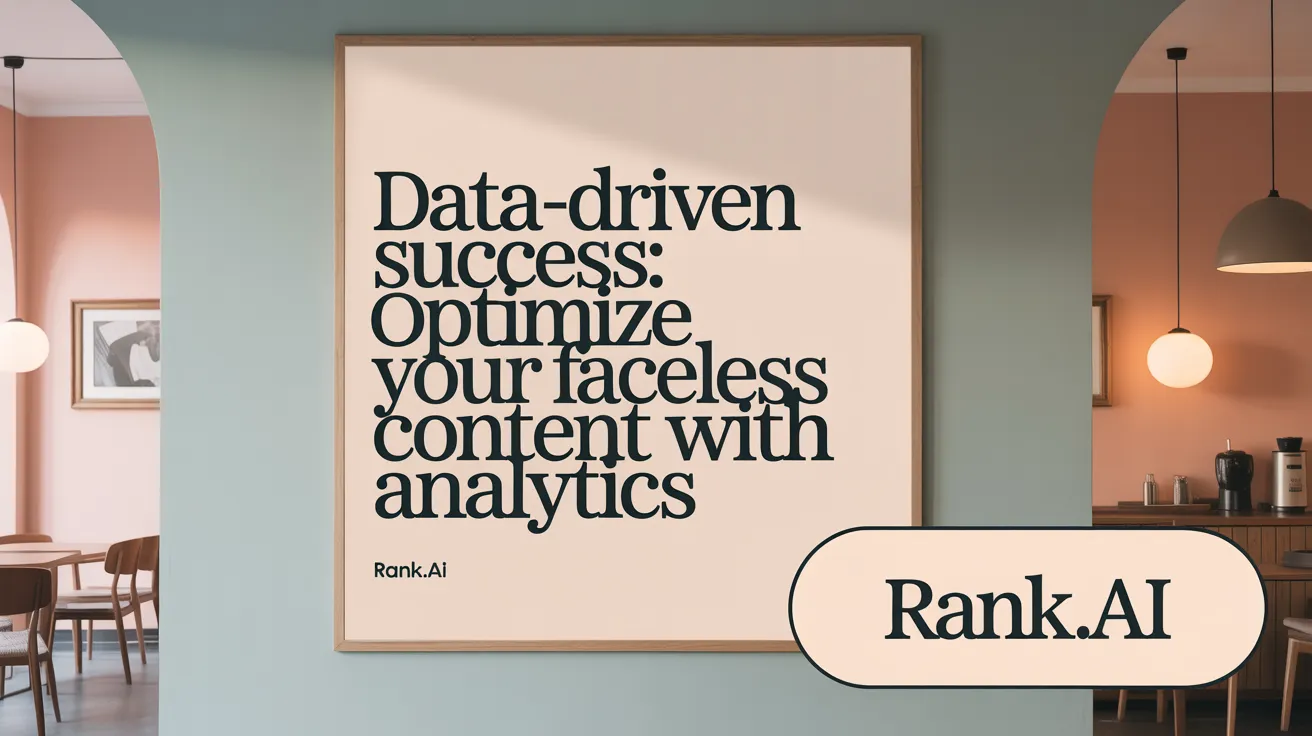 Data-Driven Success: Optimize Your Faceless Content with Analytics