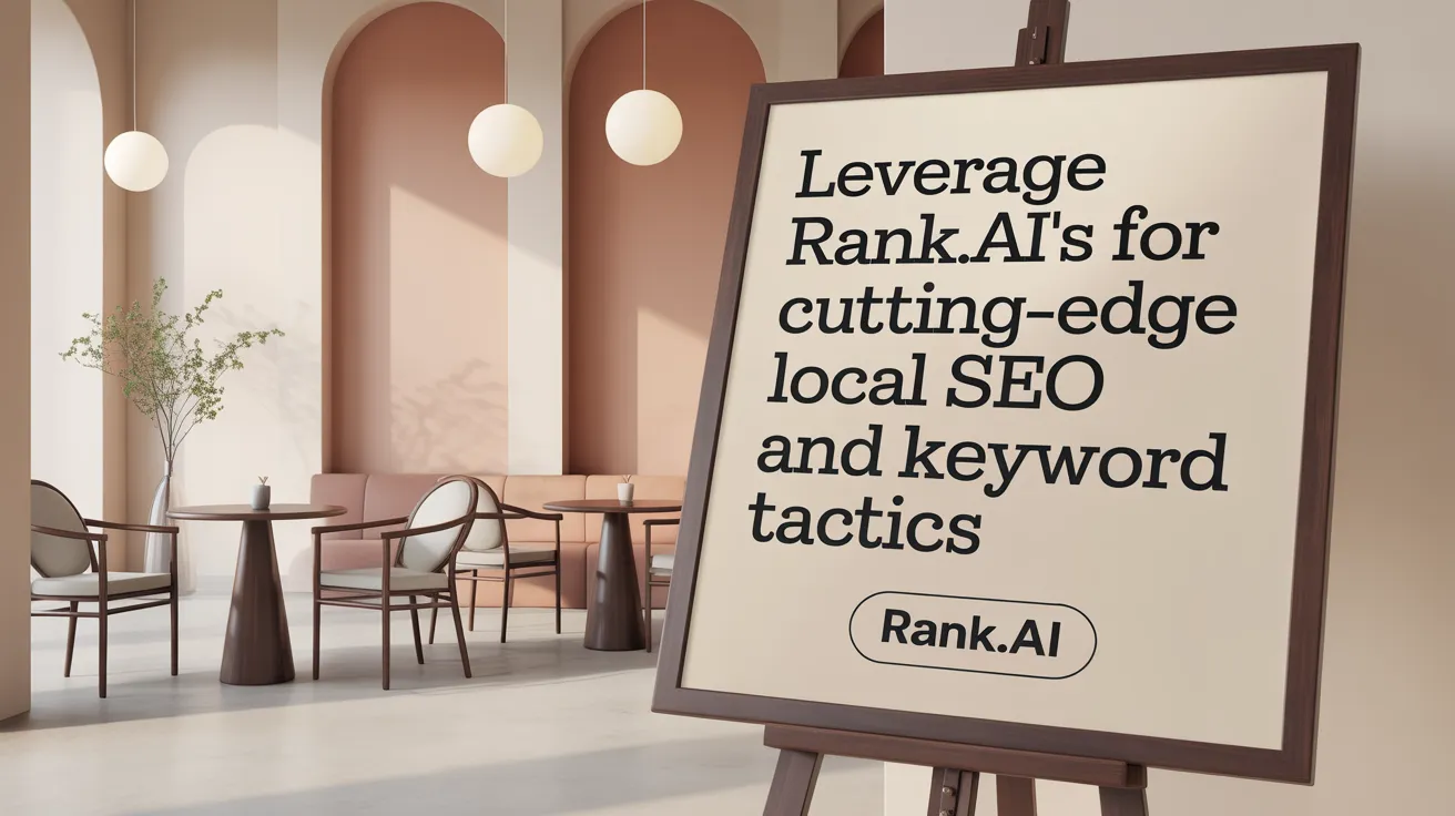 Leverage Rank.ai's AI for Cutting-Edge Local SEO and Keyword Tactics
