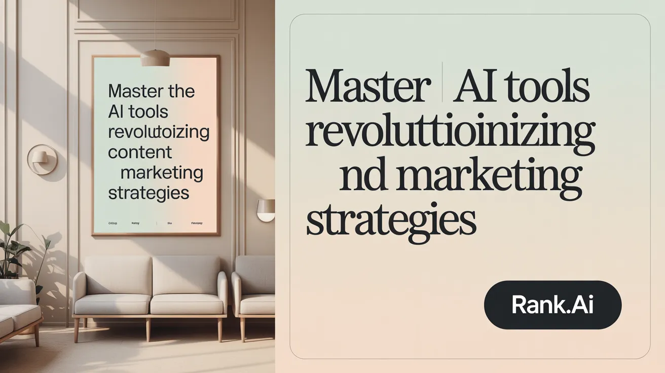 Master the AI Tools Revolutionizing Content and Marketing Strategies