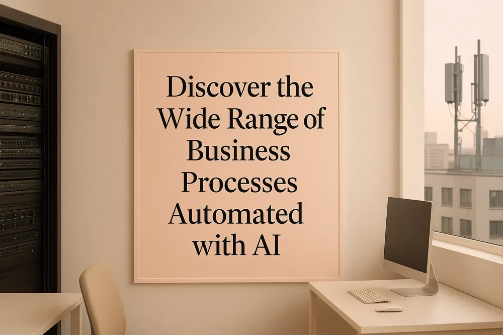 Discover the Wide Range of Business Processes Automated with AI
