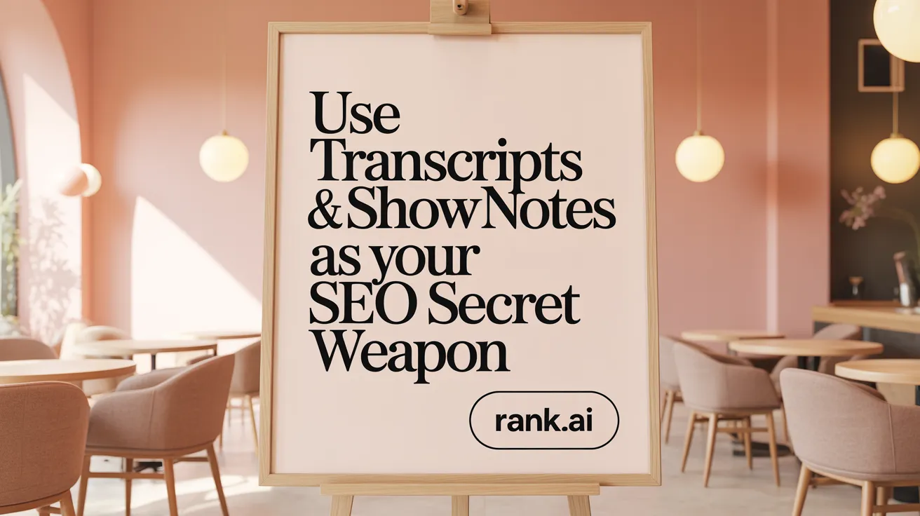 Use Transcripts &amp; Show Notes as Your SEO Secret Weapon