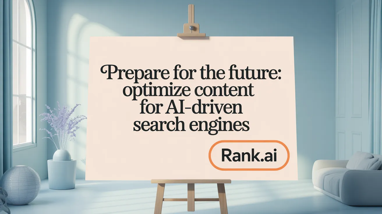 Prepare for the Future: Optimize Content for AI-Driven Search Engines