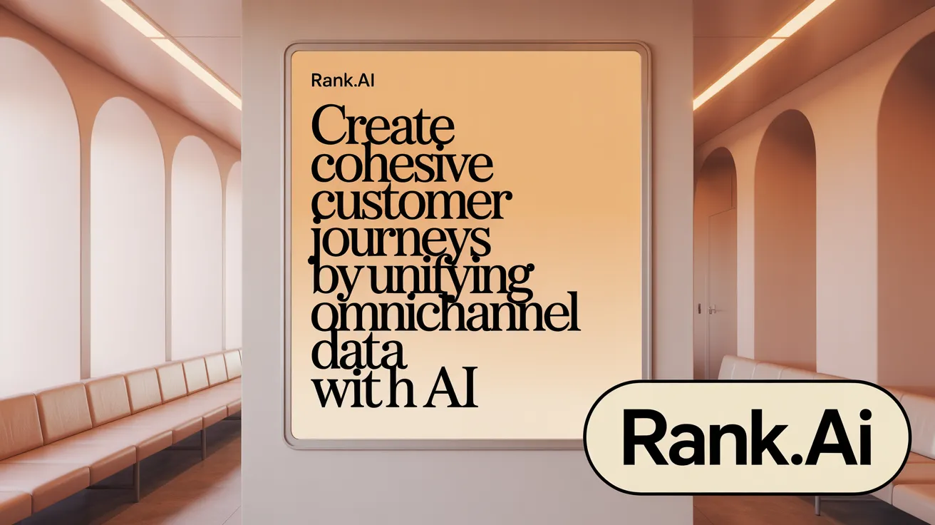 Create Cohesive Customer Journeys by Unifying Omnichannel Data with AI