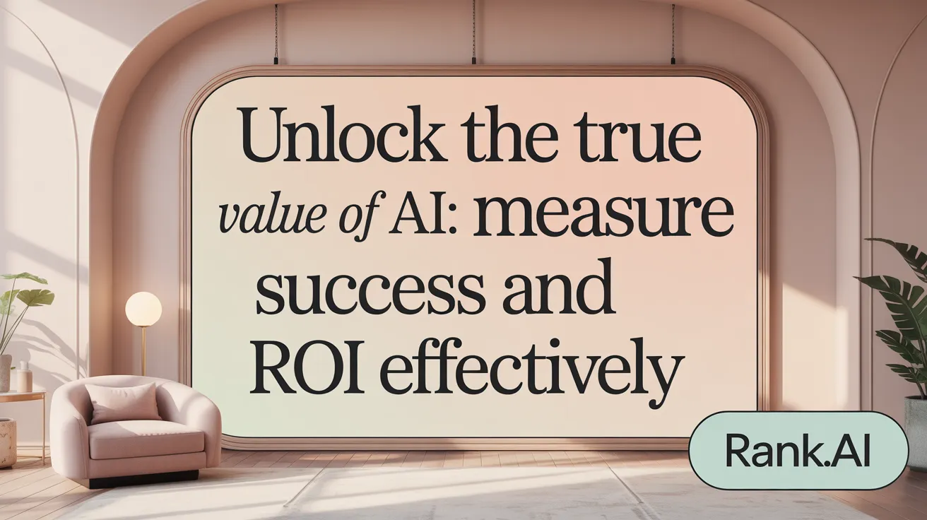 Unlock the True Value of AI: Measure Success and ROI Effectively