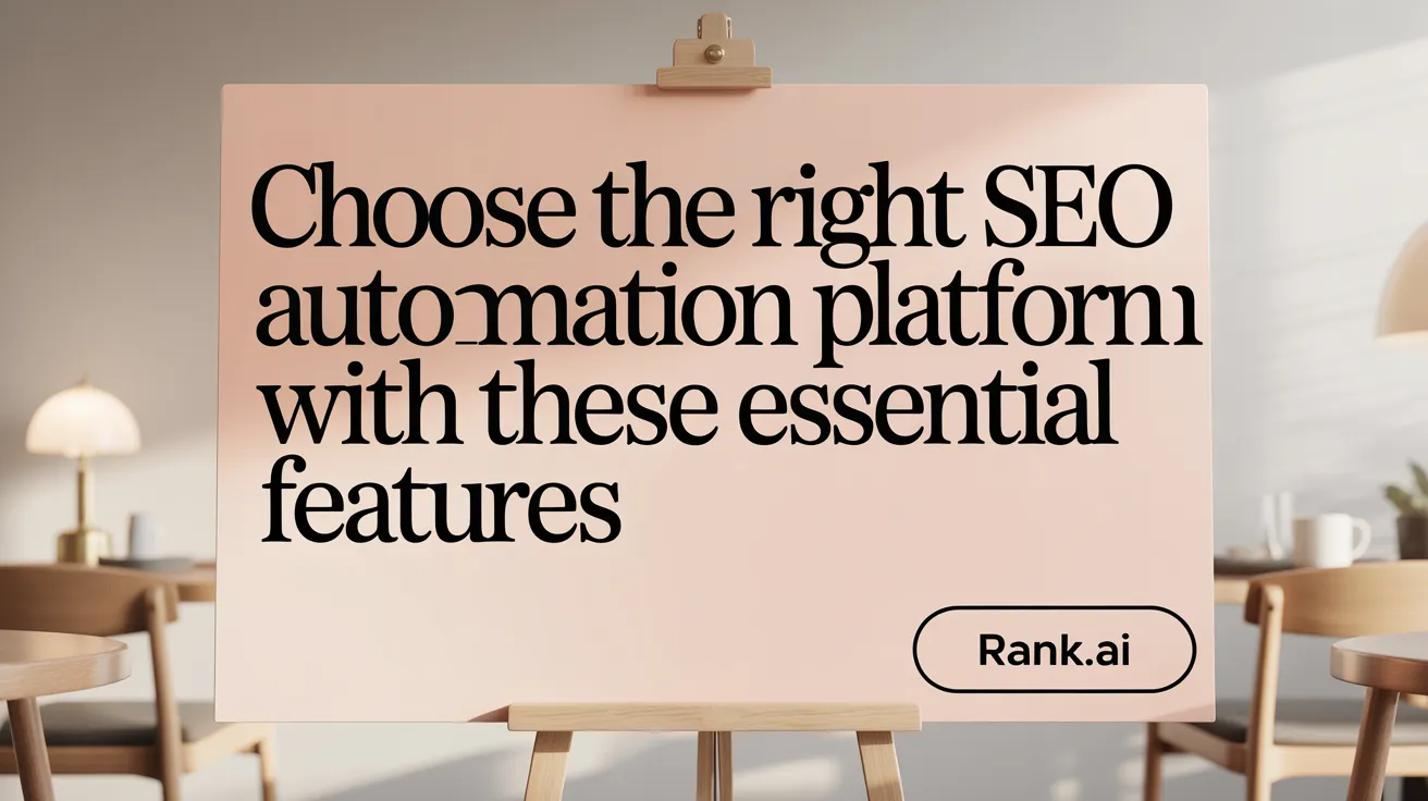 Choose the Right SEO Automation Platform with These Essential Features