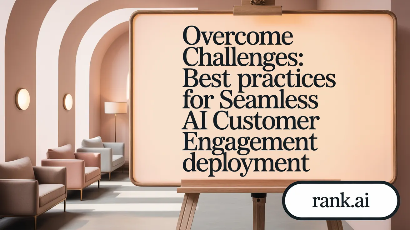 Overcome Challenges: Best Practices for Seamless AI Customer Engagement Deployment