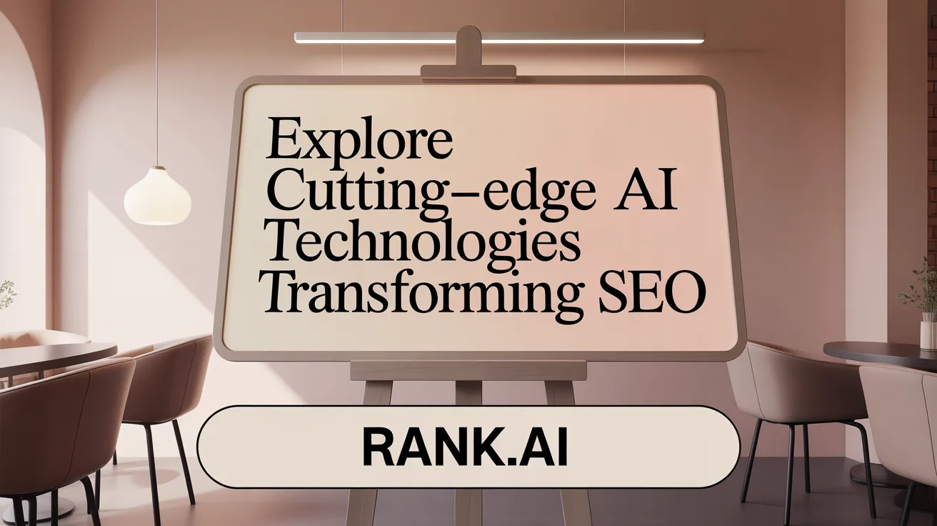 Explore Cutting-Edge AI Technologies Transforming SEO