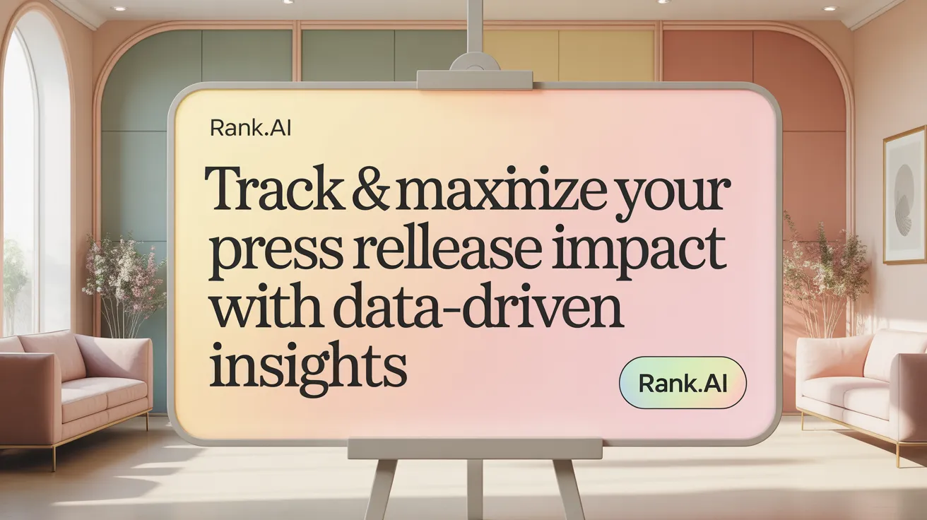 Track &amp; Maximize Your Press Release Impact with Data-Driven Insights
