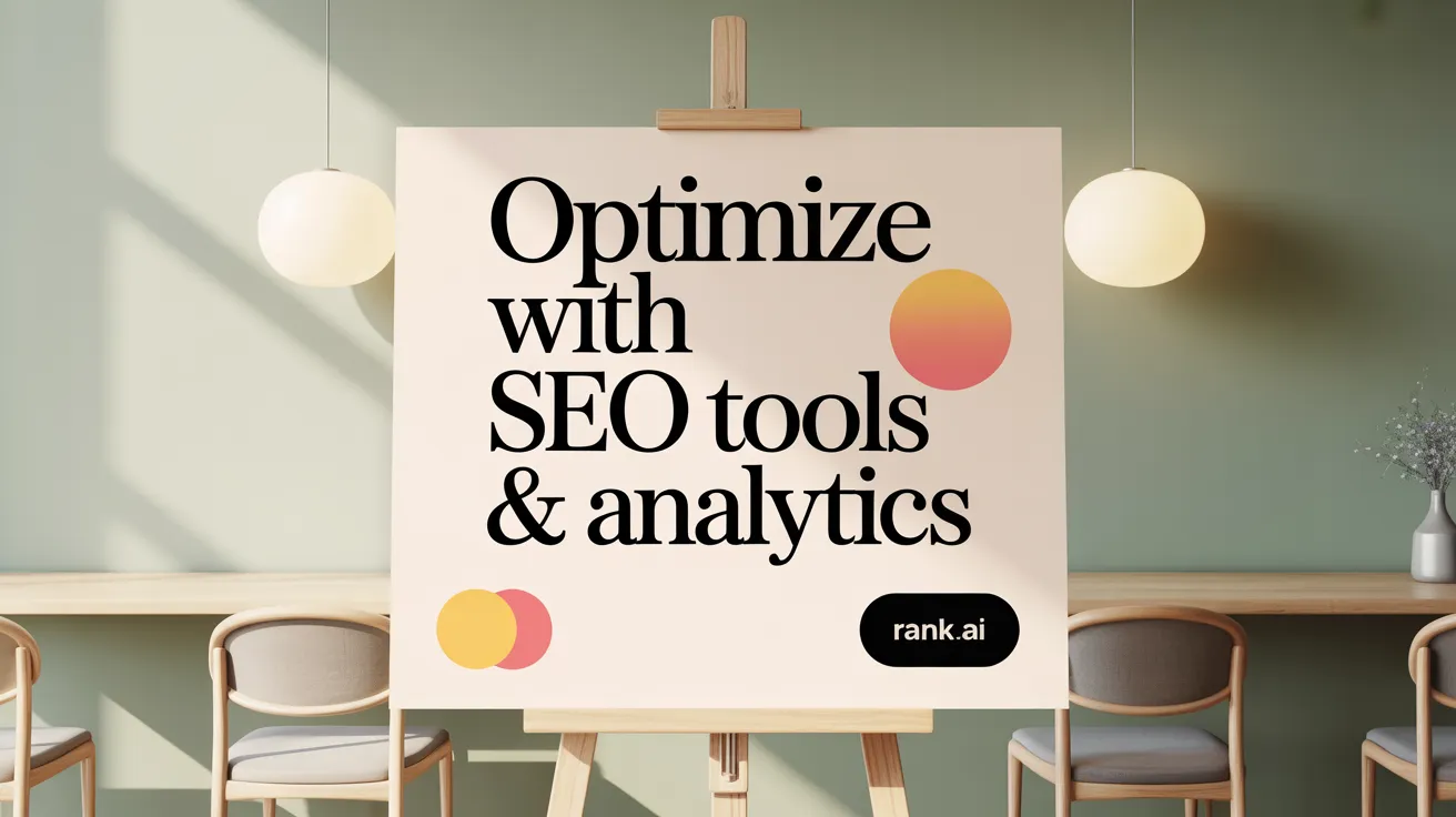 Optimize with SEO Tools &amp; Analytics