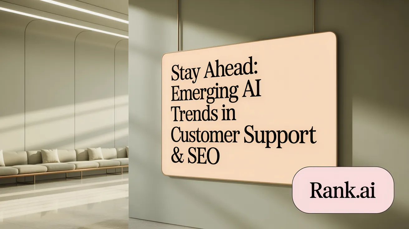 Stay Ahead: Emerging AI Trends in Customer Support &amp; SEO