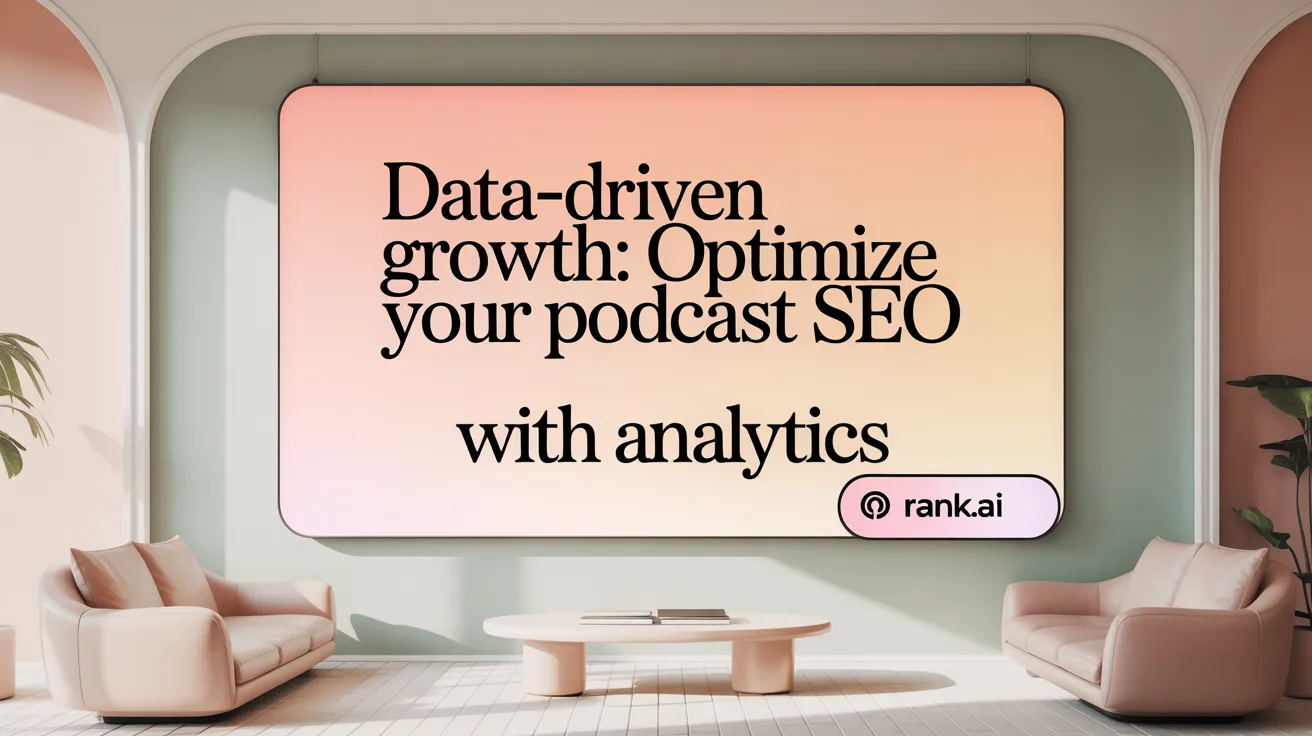 Data-Driven Growth: Optimize Your Podcast SEO with Analytics