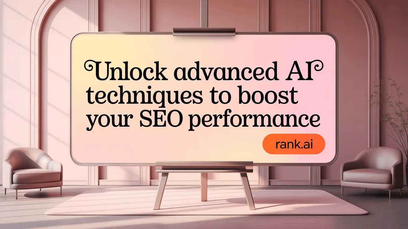 Unlock Advanced AI Techniques to Boost Your SEO Performance