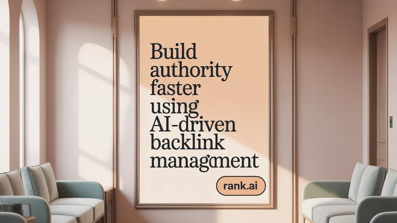 Build Authority Faster Using AI-Driven Backlink Management