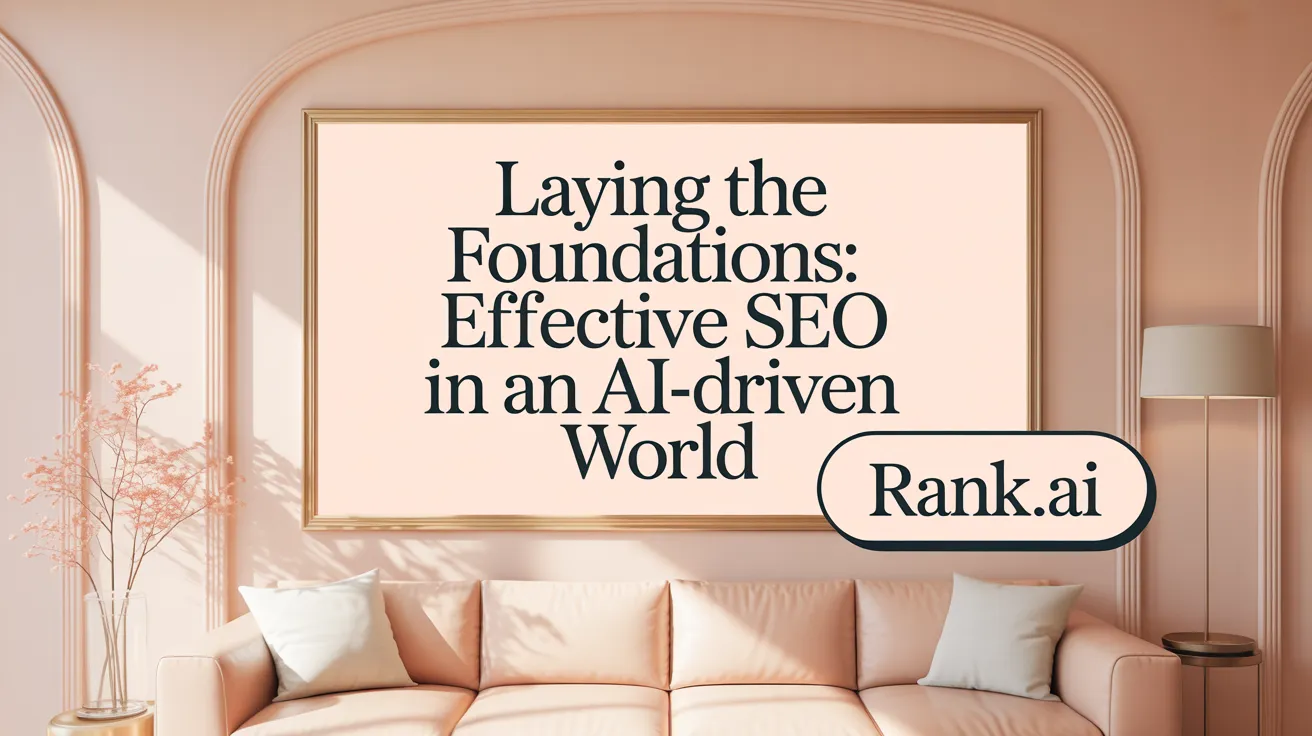 Laying the Foundations: Effective SEO in an AI-Driven World