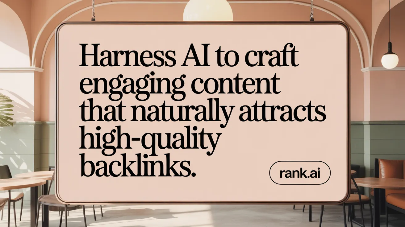 Harness AI to craft engaging content that naturally attracts high-quality backlinks.