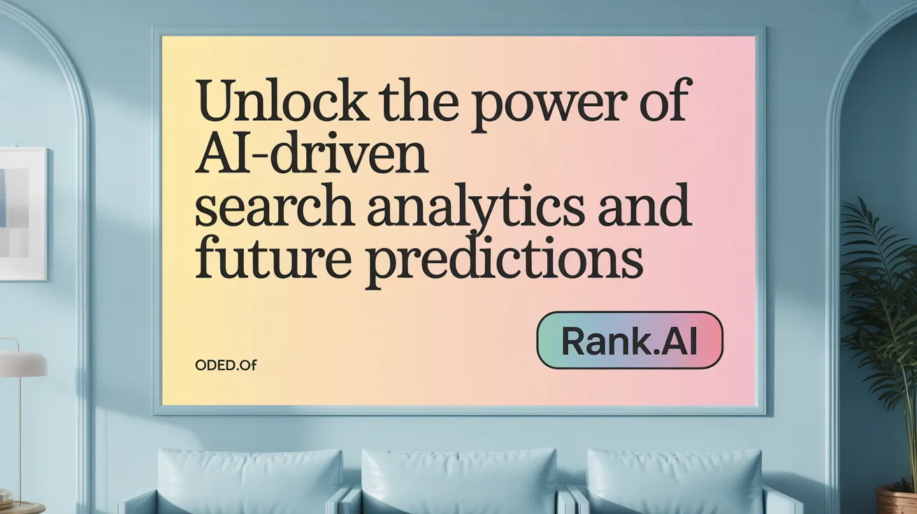 Unlock the Power of AI-Driven Search Analytics and Future Predictions