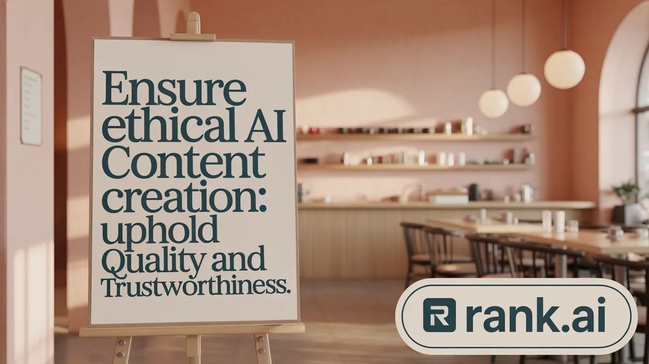 Ensure Ethical AI Content Creation: Uphold Quality and Trustworthiness