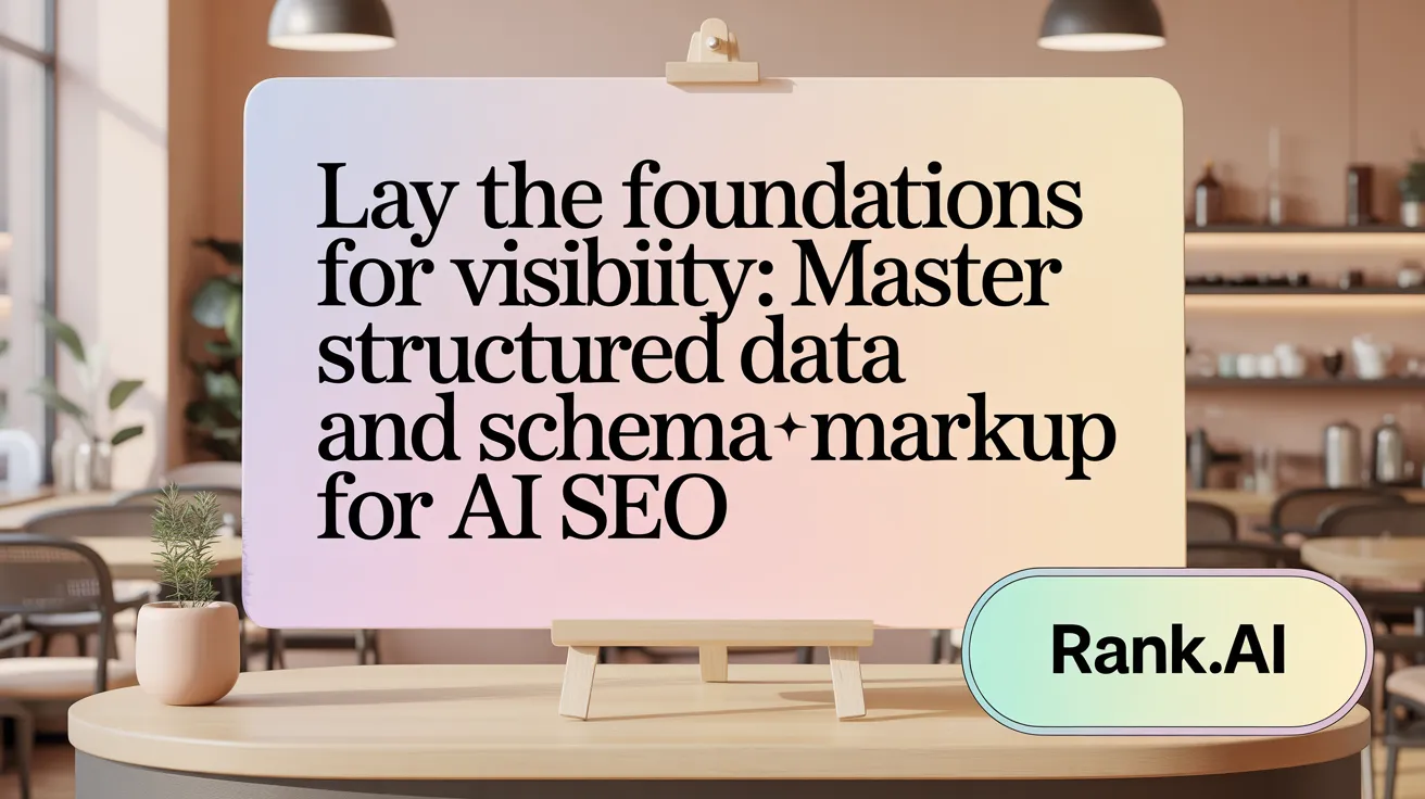 Lay the Foundations for Visibility: Master Structured Data and Schema Markup for AI SEO