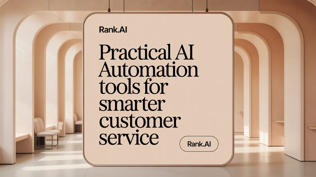 Practical AI Automation Tools for Smarter Customer Service