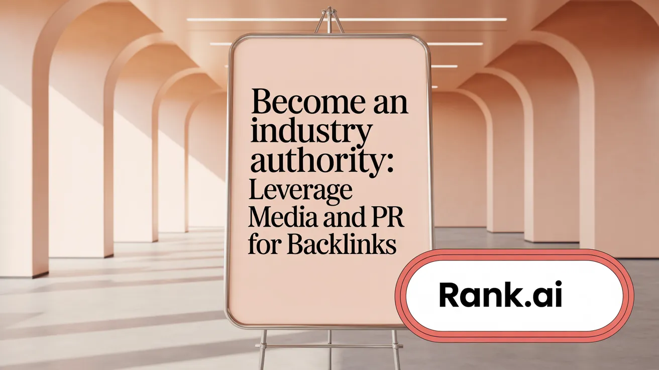Become an Industry Authority: Leverage Media and PR for Backlinks