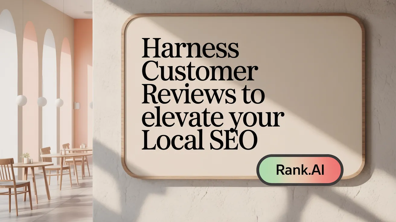 Harness Customer Reviews to Elevate Your Local SEO