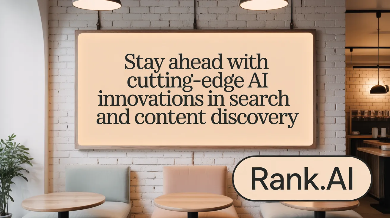 Stay Ahead with Cutting-Edge AI Innovations in Search and Content Discovery