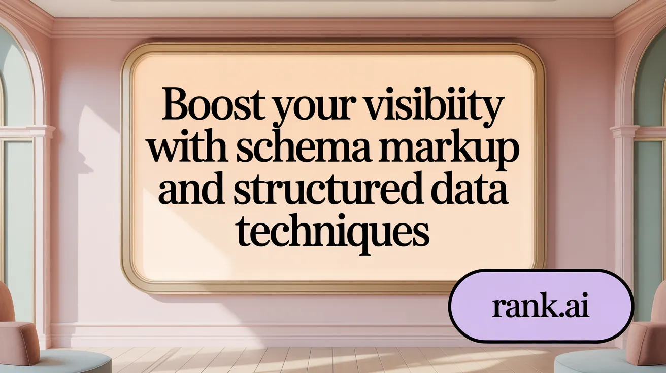 Boost Your Visibility with Schema Markup and Structured Data Techniques